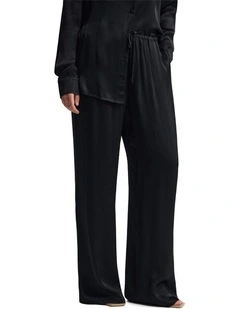 Willow Viscose Silky Pant in Black