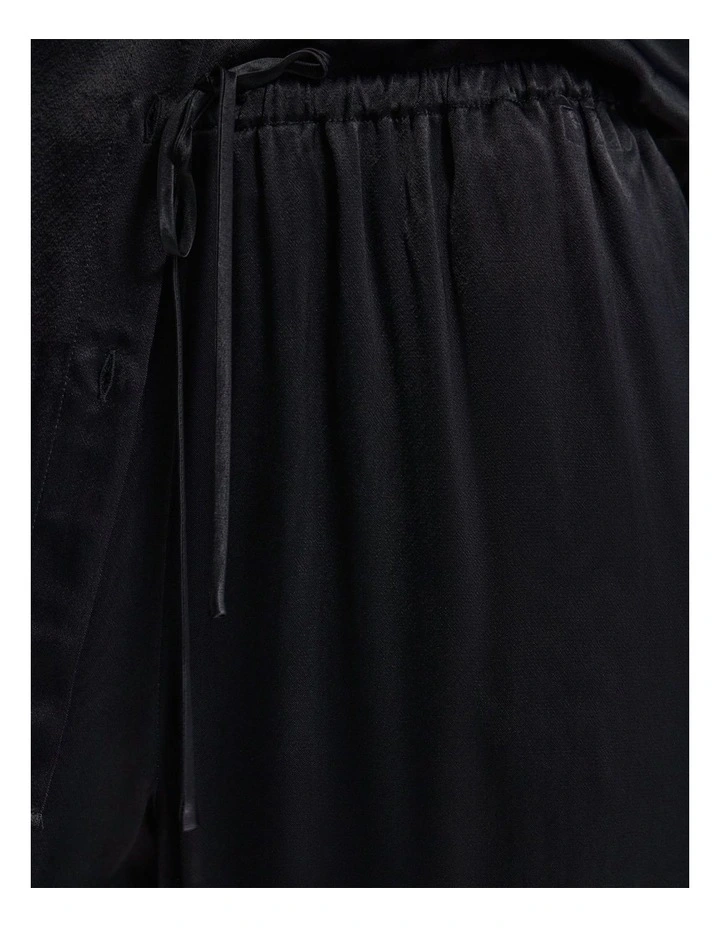Willow Viscose Silky Pant in Black image 6
