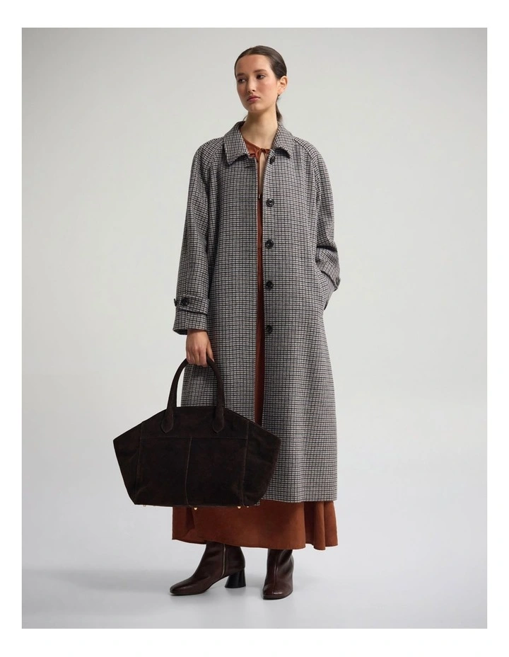 Addison Rayon Blend Dress in Rust image 4