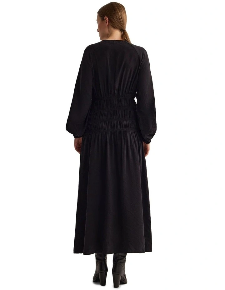 Addison Rayon Blend Dress in Black image 2
