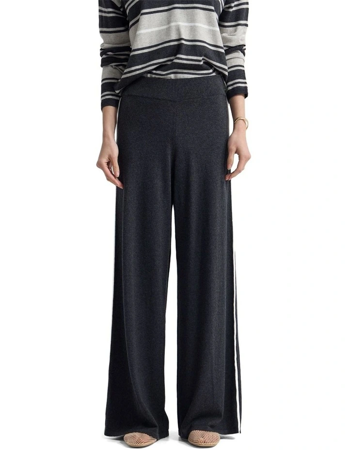 Carla Knitted Pant in Grey image 1