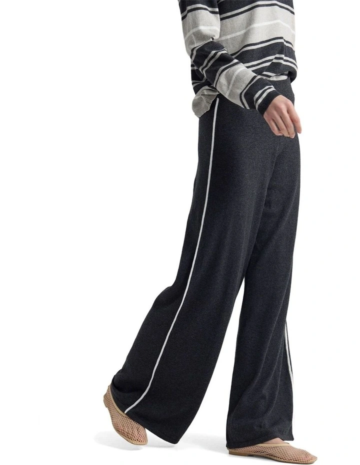 Carla Knitted Pant in Grey image 3