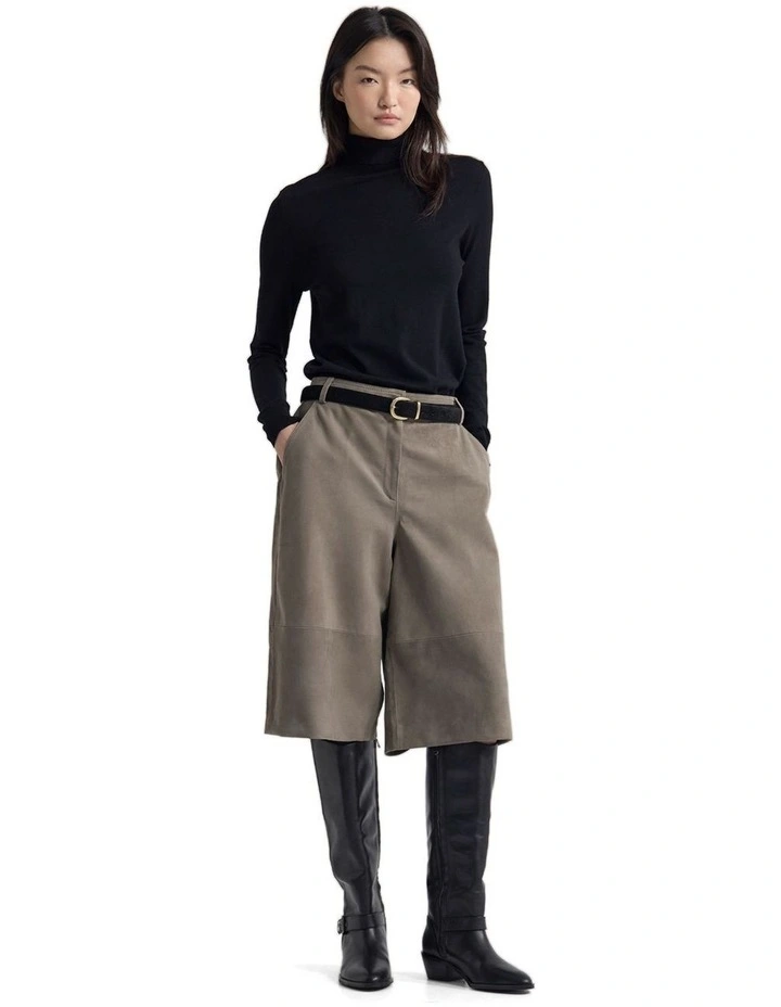 Ela Turtle Neck Jumper in Black image 5