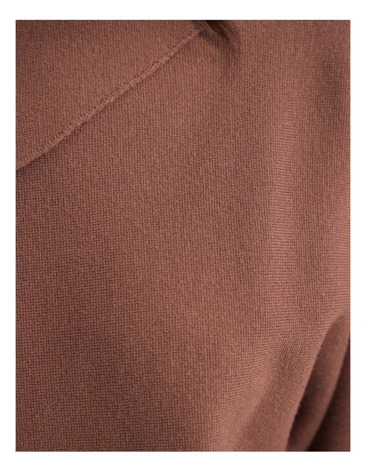 Laura Knitted Folded Collar Top image 6