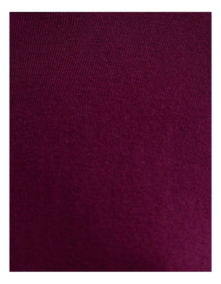 Madeline Knit Jumper in Plum image 6
