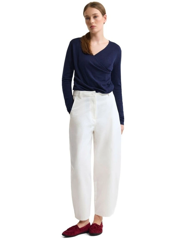 Daria Wrap Front Knitted Top image 5