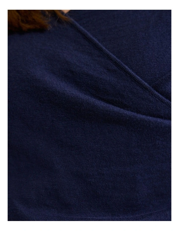 Daria Wrap Front Knitted Top image 6