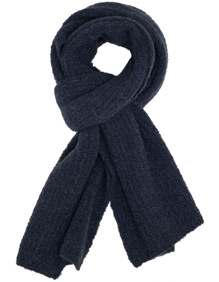 Winnie Alpaca Wool Scarf in Storm image 1