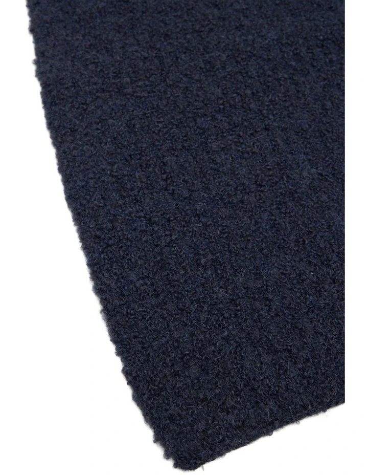 Winnie Alpaca Wool Scarf in Storm image 2