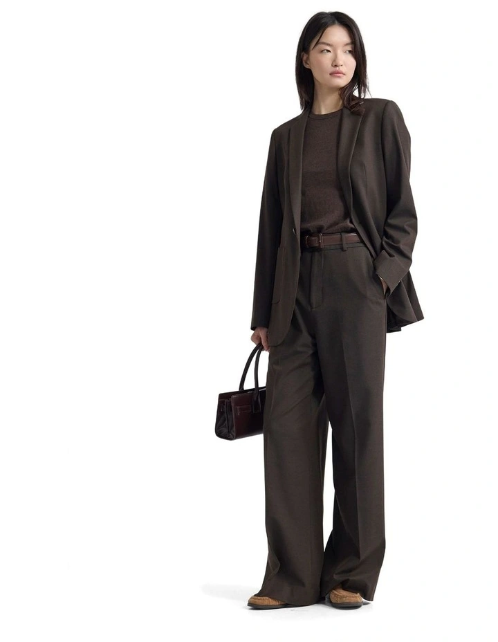 Lola With Patch Pockets Jacket in Chocolate image 5