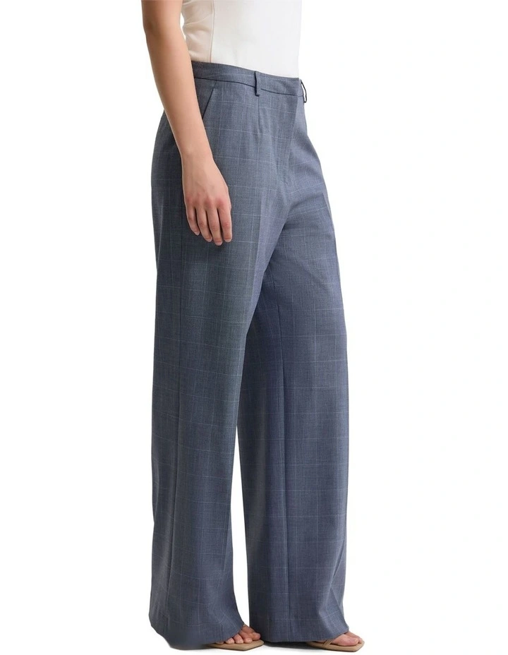 Lydia Wool Blend Stretch Suit Pant in Blue image 3