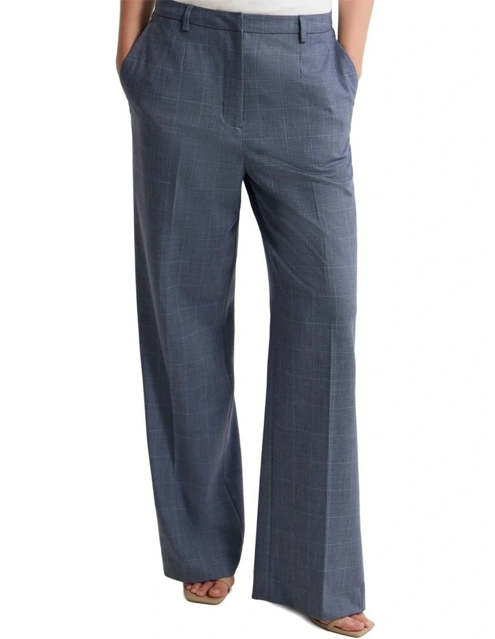 Lydia Wool Blend Stretch Suit Pant in Blue image 4