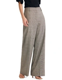 Lydia Wool Suit Pant in Grey