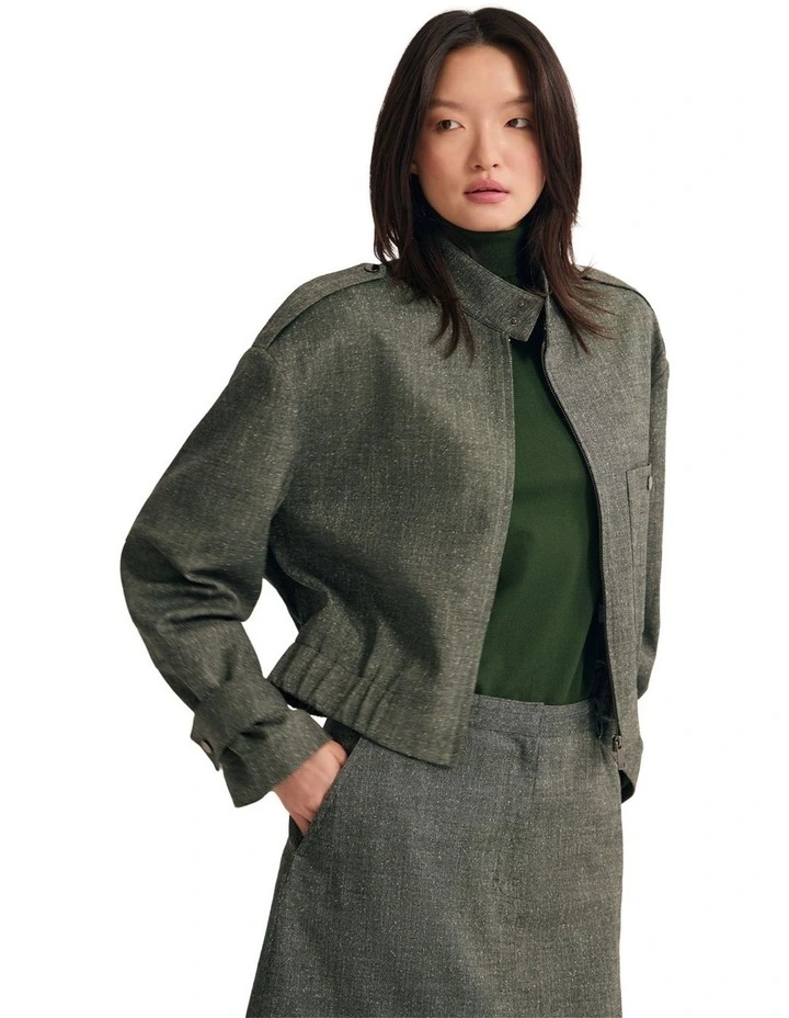 Zia Jacket in Green image 1