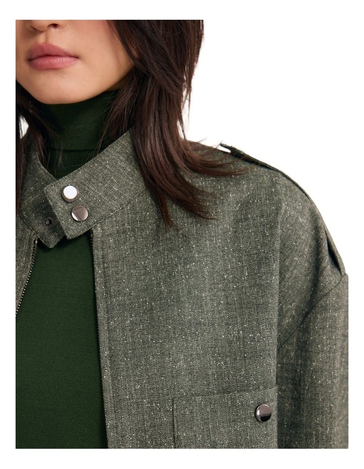 Zia Jacket in Green image 6
