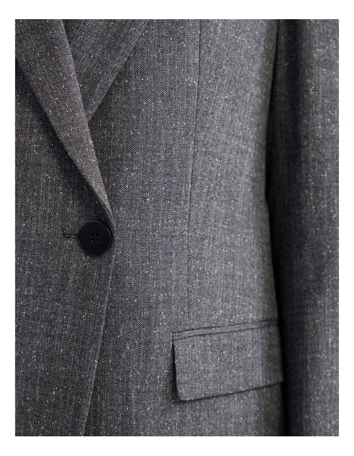 Calliope Oversized Cinched Blazer in Grey image 6