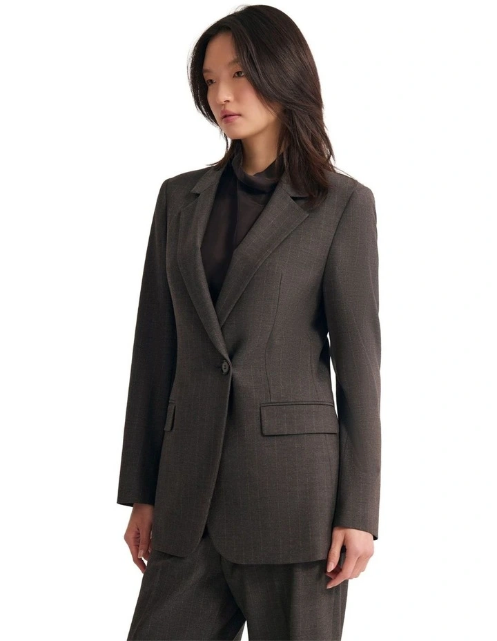 Raffi Blazer in Charcoal image 3