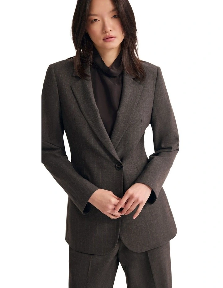 Raffi Blazer in Charcoal image 4