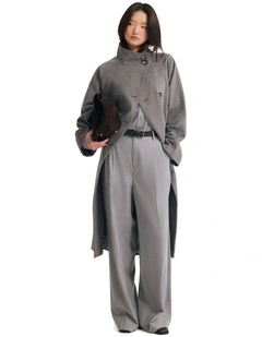 Edi Wool Coat in Grey