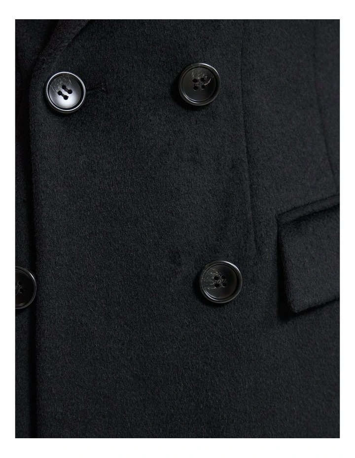 Lily Wool Coat in Black image 6