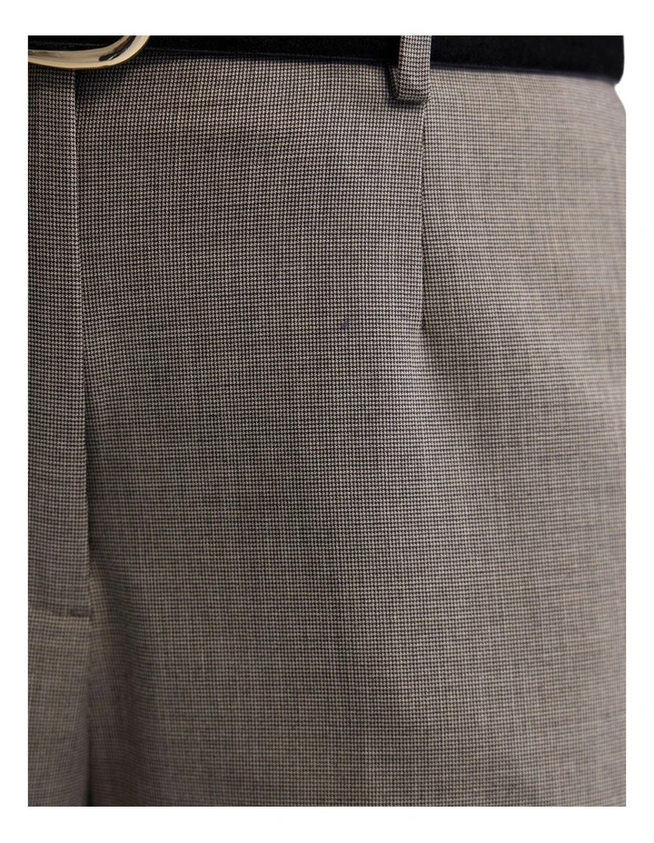 Calista Stretch Wool Blend Pant in Brown image 6