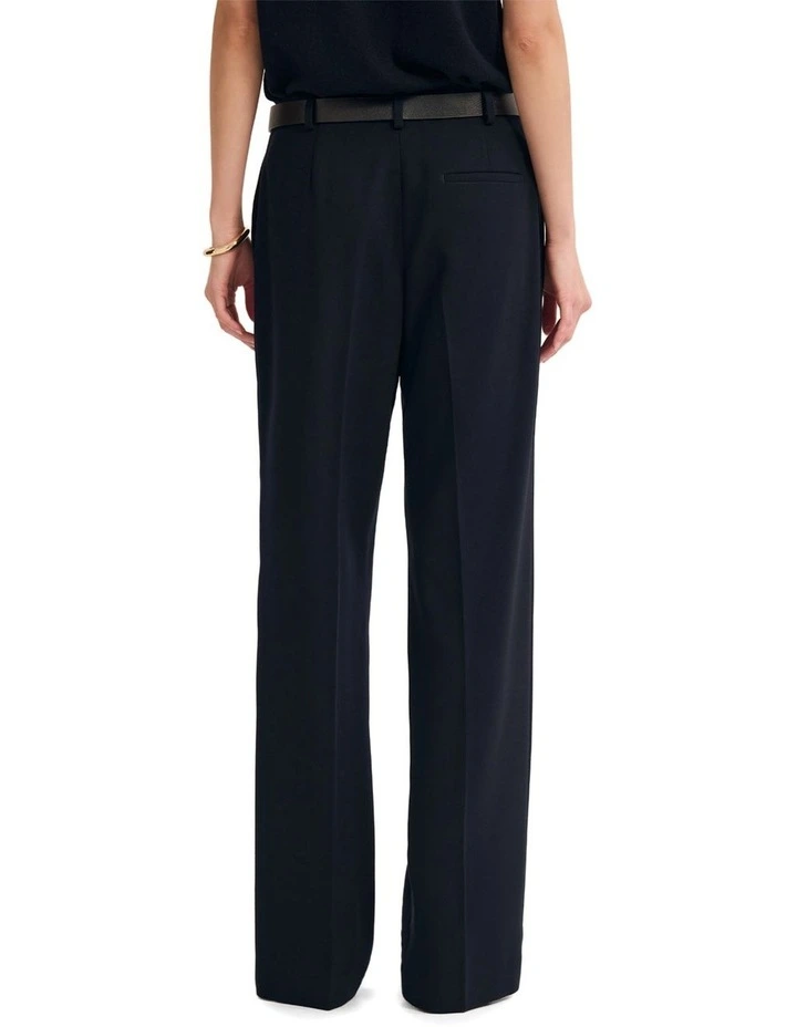 Calista Stretch Straight Leg Pant in Deep Navy image 2