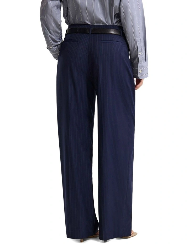 Thea Low Belt Loop Pant in Navy image 2