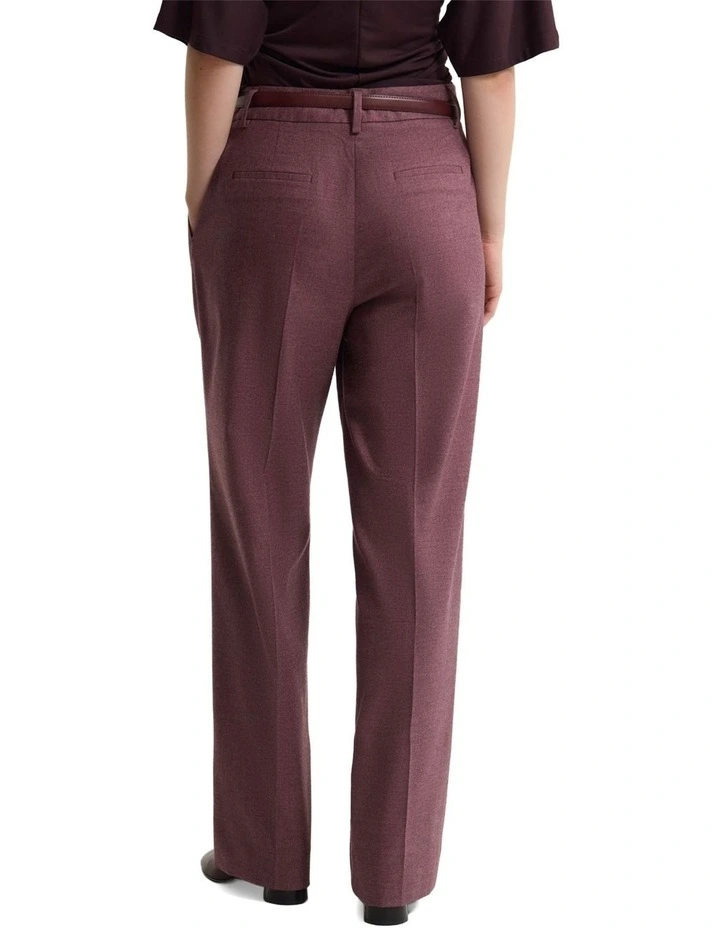 Evi Stretch Flannel Pant in Plum image 2