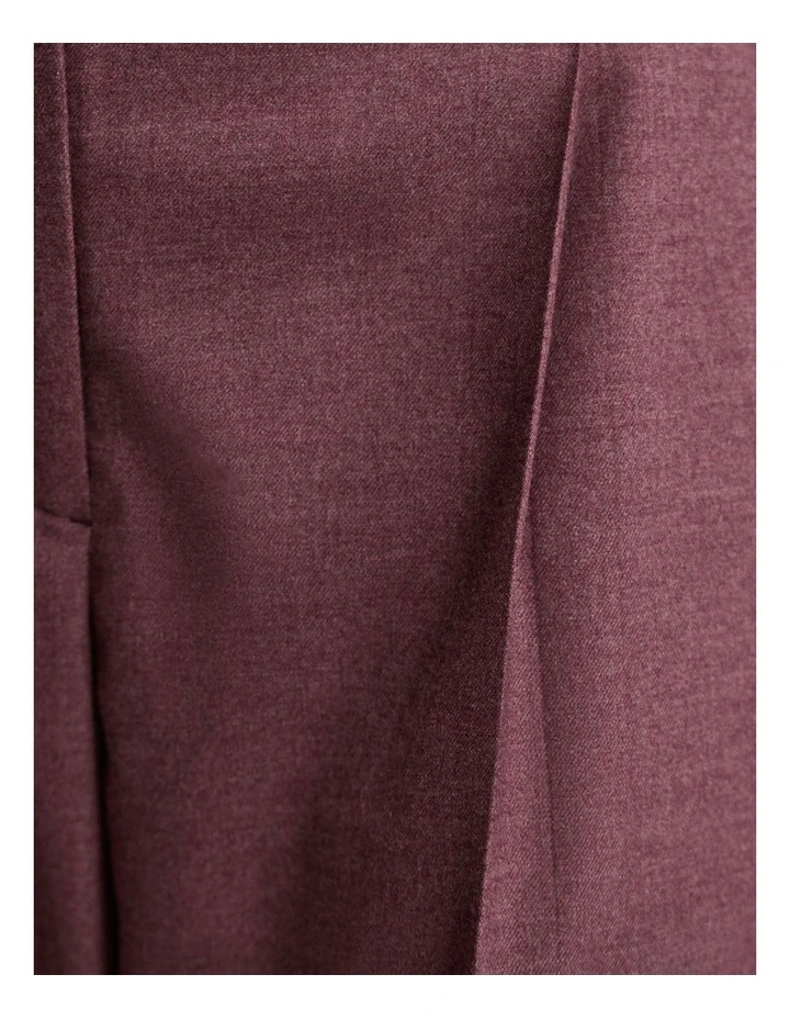 Evi Stretch Flannel Pant in Plum image 6