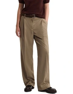 Evi Stretch Flannel Pant in Camel
