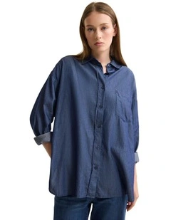 Demi Denim Wash Shirt in Indigo