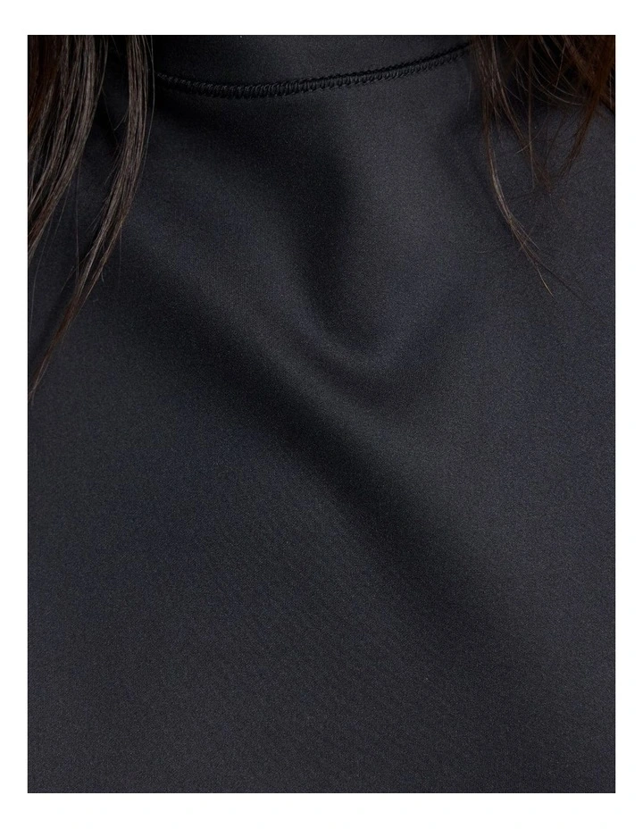 Laura Stretch Knit Top in Black image 6