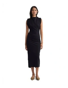 Genevieve Ponti Dress in Black