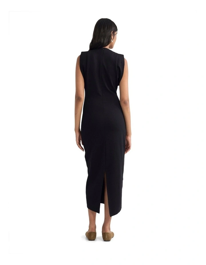 Genevieve Ponti Dress in Black image 2