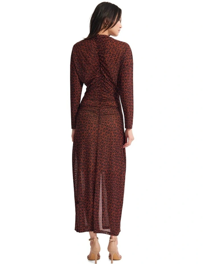 Elin Dress in Rust image 2