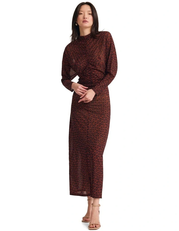 Elin Dress in Rust image 6