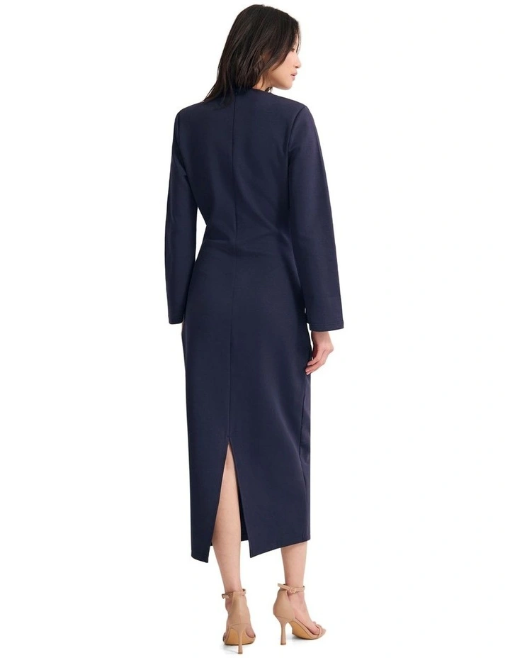 Rebecca Ponti Long Sleeve Dress in Ink image 2
