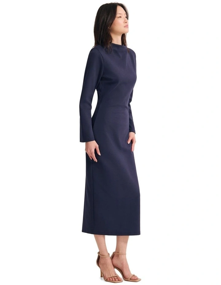 Rebecca Ponti Long Sleeve Dress in Ink image 3