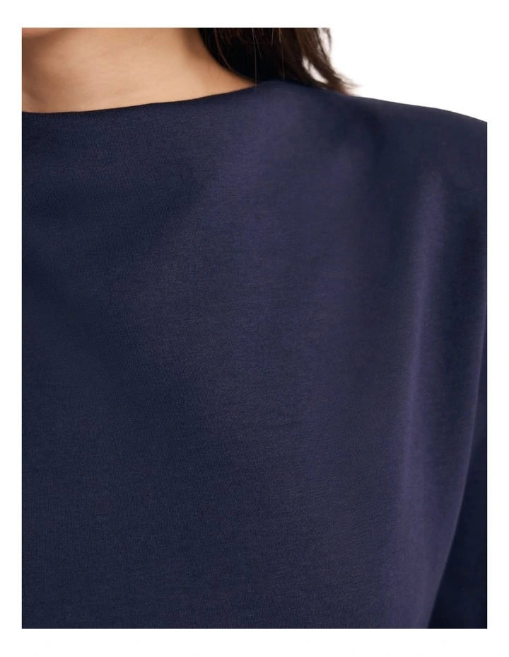 Rebecca Ponti Long Sleeve Dress in Ink image 6