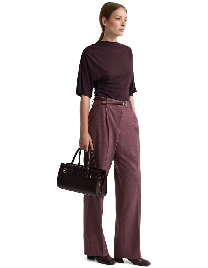 Rosie Stretch Jersey Top in Cocoberry image 5