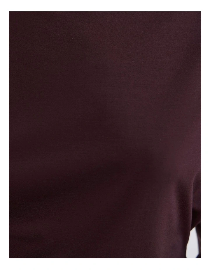 Rosie Stretch Jersey Top in Cocoberry image 6
