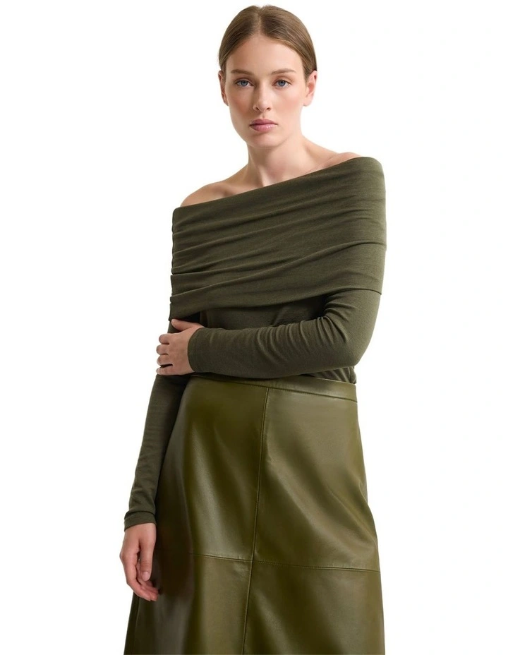 Kerely Top in Olive image 1