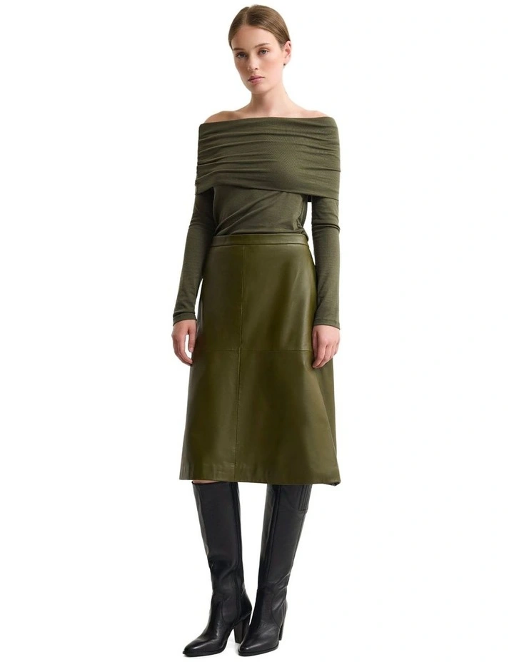 Kerely Top in Olive image 5