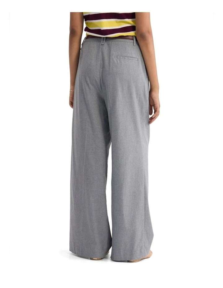 Cameron Euro Fabric Flannel Pant in Grey image 2