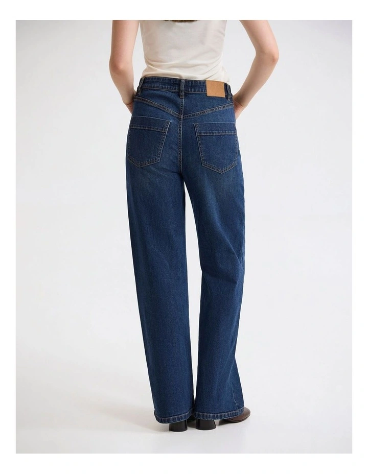 Farah Stretch Denim Jeans in Indigo image 2
