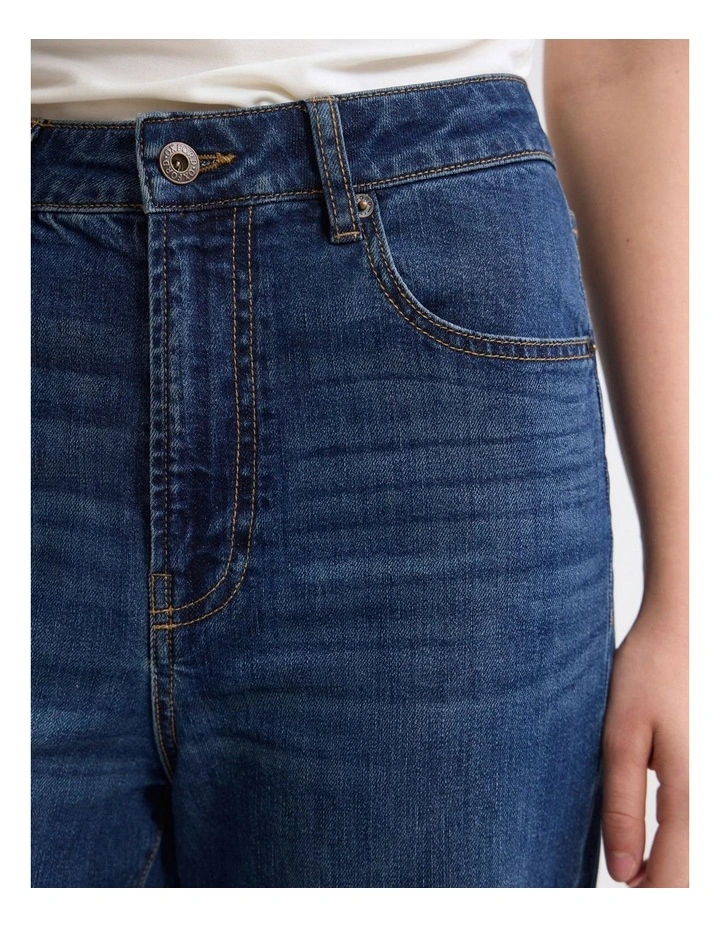 Farah Stretch Denim Jeans in Indigo image 5