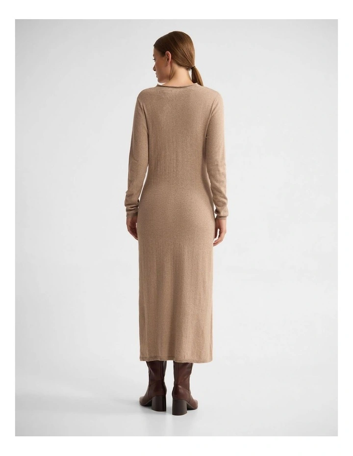 Adelaide Knitted Dress With Brooch image 2