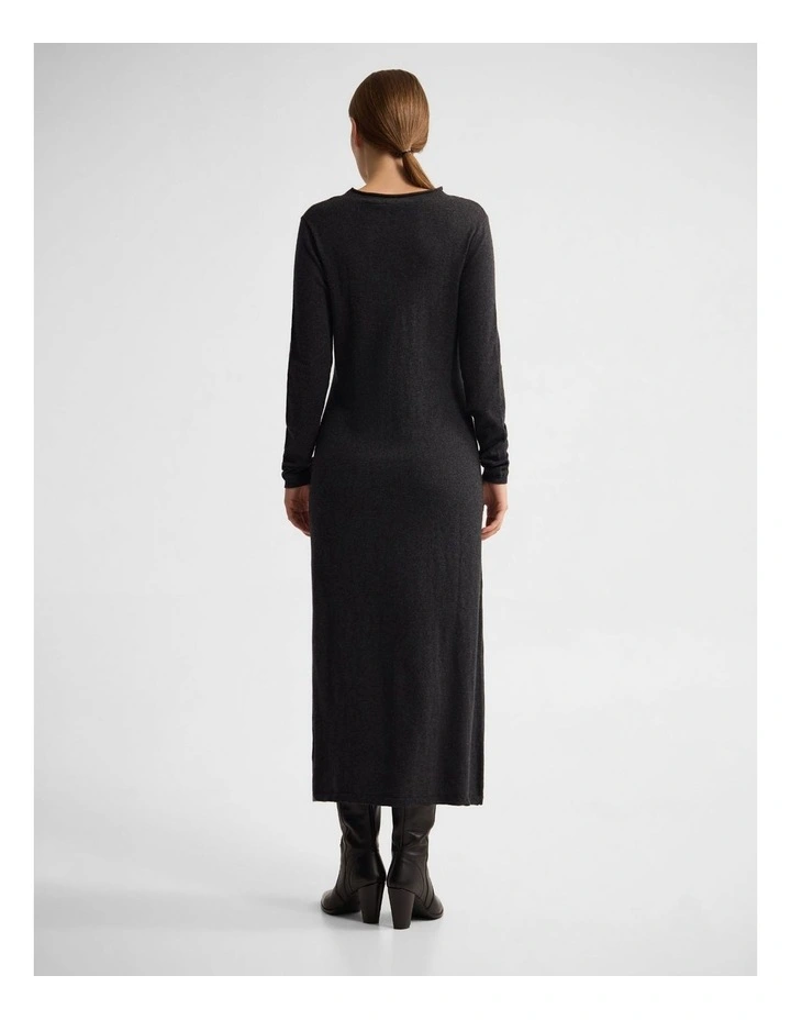Adelaide Knitted Dress With Brooch image 2