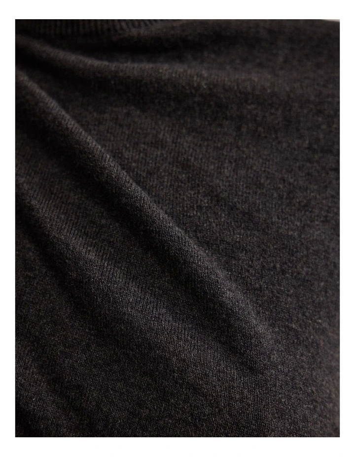 Adriana Cashmere Blend Top in Charcoal image 6