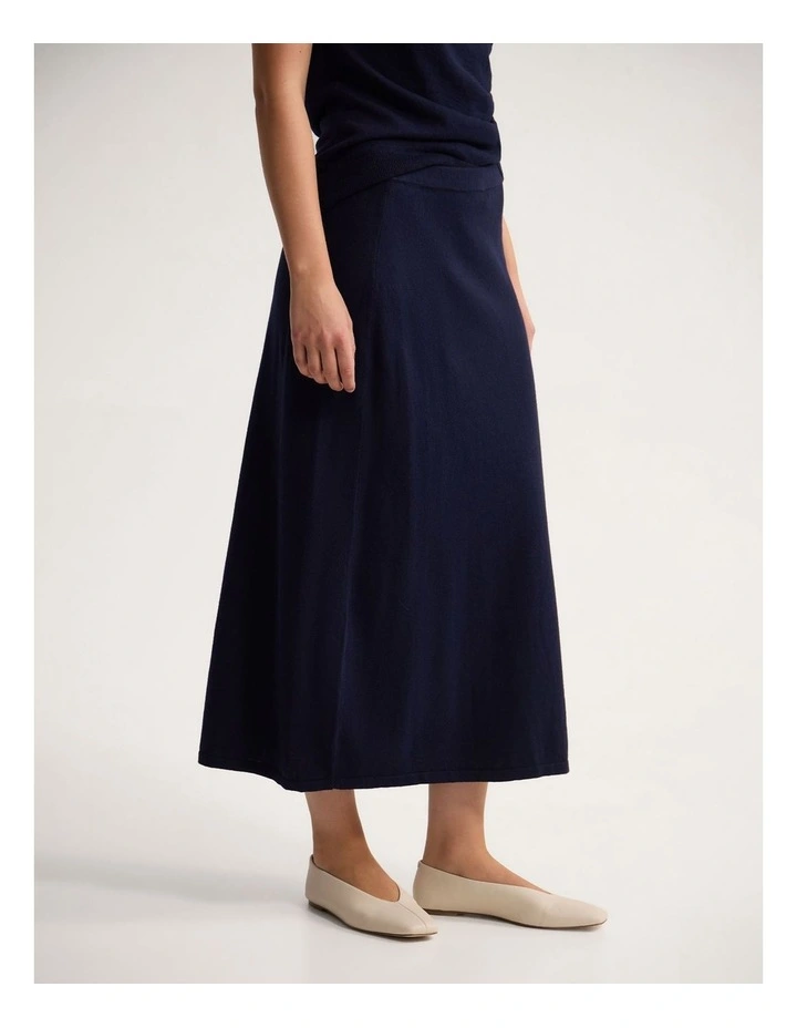 Leonie Cashmere Blend Knitted Skirt image 3